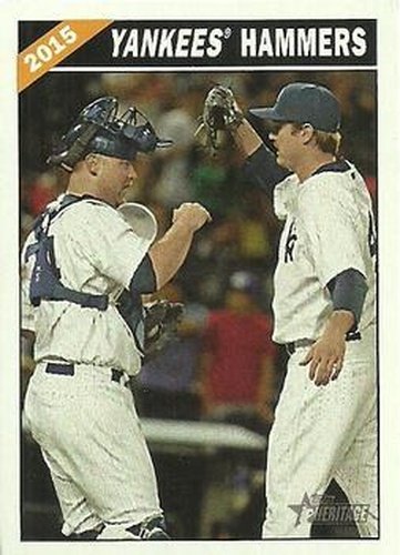 #CC-4 Yankees Hammers Brian McCann / Andrew Miller - New York Yankees - 2015 Topps Heritage - Combo Cards Baseball
