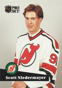 #CC4 Scott Niedermayer - New Jersey Devils - 1991-92 Pro Set - Collectibles Hockey