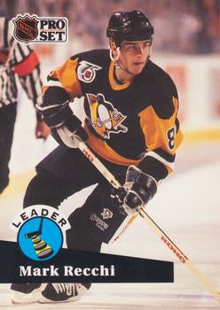 #CC8 Mark Recchi - Pittsburgh Penguins - 1991-92 Pro Set - Collectibles Hockey