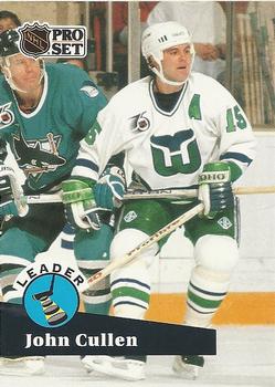 #CC9 John Cullen - Hartford Whalers - 1991-92 Pro Set - Collectibles Hockey
