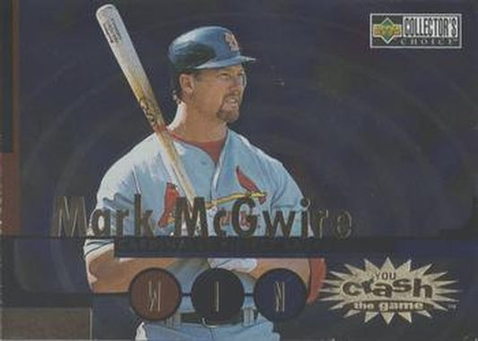 #CG10 Mark McGwire - St. Louis Cardinals - 1998 Collector's Choice - You Crash the Game Exchange Baseball