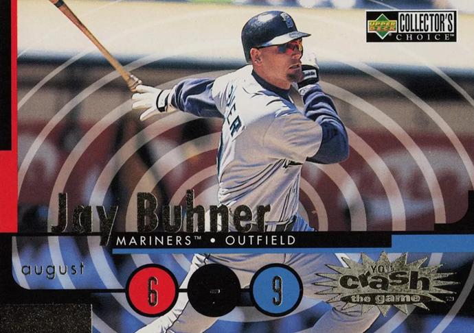 #CG12b Jay Buhner - Seattle Mariners - 1998 Collector's Choice - You Crash the Game Baseball
