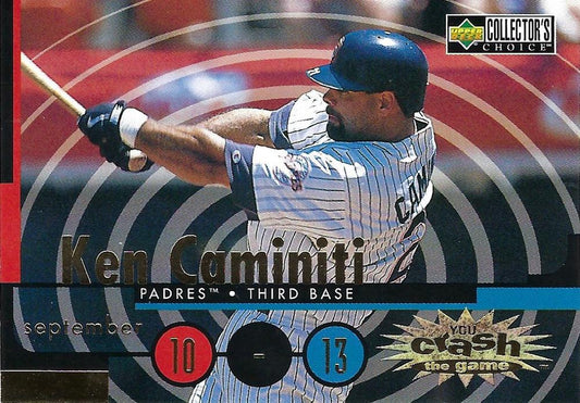 #CG16c Ken Caminiti - San Diego Padres - 1998 Collector's Choice - You Crash the Game Baseball