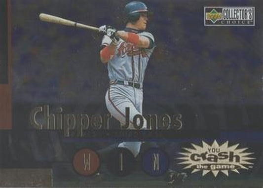 #CG27 Chipper Jones - Atlanta Braves - 1998 Collector's Choice - You Crash the Game Exchange Baseball