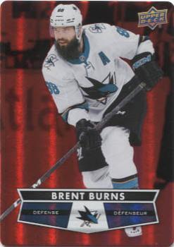 #DC-15 Brent Burns - San Jose Sharks - 2021-22 Upper Deck Tim Hortons - Red Die Cut Hockey