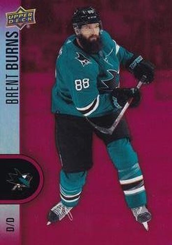 #DC-18 Brent Burns - San Jose Sharks - 2022-23 Upper Deck Tim Hortons - Red Die Cuts Hockey