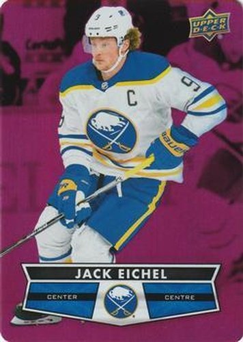 #DC-19 Jack Eichel - Buffalo Sabres - 2021-22 Upper Deck Tim Hortons - Red Die Cut Hockey