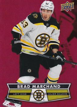 #DC-22 Brad Marchand - Boston Bruins - 2021-22 Upper Deck Tim Hortons - Red Die Cut Hockey