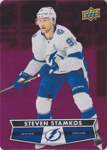 #DC-23 Steven Stamkos - Tampa Bay Lightning - 2021-22 Upper Deck Tim Hortons - Red Die Cut Hockey