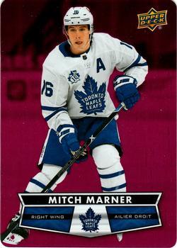 #DC-24 Mitch Marner - Toronto Maple Leafs - 2021-22 Upper Deck Tim Hortons - Red Die Cut Hockey