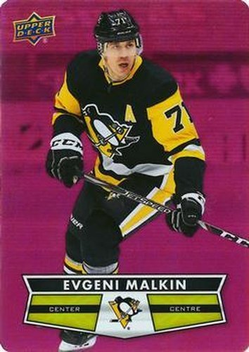 #DC-38 Evgeni Malkin - Pittsburgh Penguins - 2021-22 Upper Deck Tim Hortons - Red Die Cut Hockey