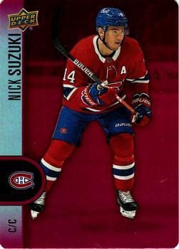 #DC-38 Nick Suzuki - Montreal Canadiens - 2022-23 Upper Deck Tim Hortons - Red Die Cuts Hockey