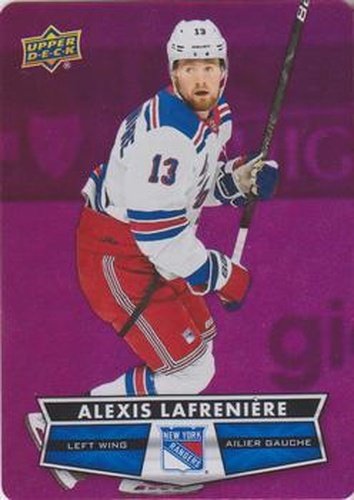 #DC-41 Alexis Lafreniere - New York Rangers - 2021-22 Upper Deck Tim Hortons - Red Die Cut Hockey