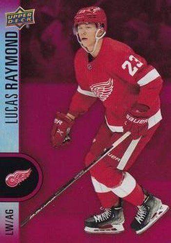 #DC-41 Lucas Raymond - Detroit Red Wings - 2022-23 Upper Deck Tim Hortons - Red Die Cuts Hockey