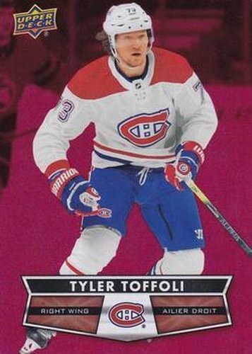 #DC-9 Tyler Toffoli - Montreal Canadiens - 2021-22 Upper Deck Tim Hortons - Red Die Cut Hockey