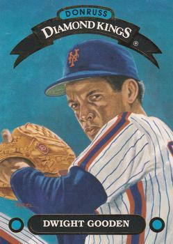 #DK-15 Dwight Gooden - New York Mets - 1992 Donruss - Diamond Kings Baseball