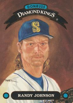 #DK-22 Randy Johnson - Seattle Mariners - 1992 Donruss - Diamond Kings Baseball