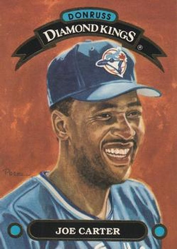 #DK-3 Joe Carter - Toronto Blue Jays - 1992 Donruss - Diamond Kings Baseball