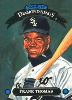#DK-8 Frank Thomas - Chicago White Sox - 1992 Donruss - Diamond Kings Baseball