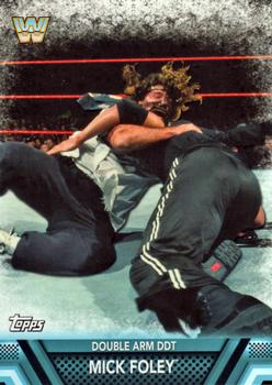 #F-22 Mick Foley - 2017 Topps WWE Then Now Forever - Finishers and Signature Moves Wrestling