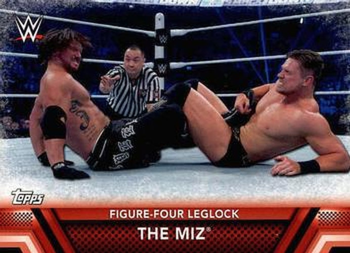 #F-30 The Miz - 2017 Topps WWE Then Now Forever - Finishers and Signature Moves Wrestling