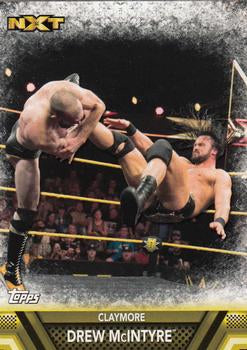 #F-33 Drew McIntyre - 2017 Topps WWE Then Now Forever - Finishers and Signature Moves Wrestling