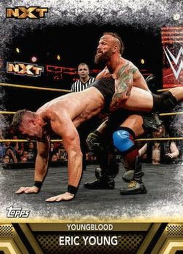 #F-39 Eric Young - 2017 Topps WWE Then Now Forever - Finishers and Signature Moves Wrestling