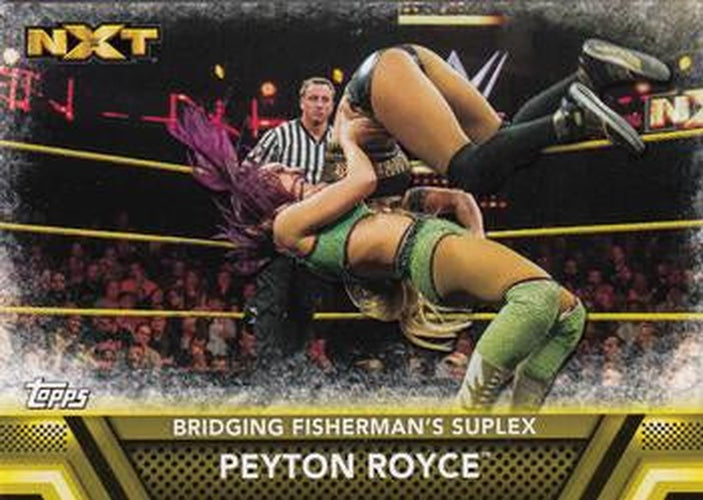 #F-45 Peyton Royce - 2017 Topps WWE Then Now Forever - Finishers and Signature Moves Wrestling
