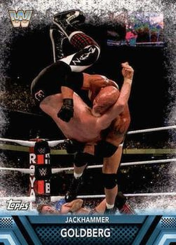#F-5 Goldberg - 2017 Topps WWE Then Now Forever - Finishers and Signature Moves Wrestling