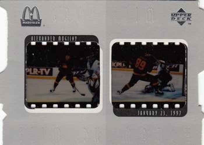 #F2 Alexander Mogilny - Vancouver Canucks - 1997-98 Upper Deck Ice McDonald's - Game Film Hockey