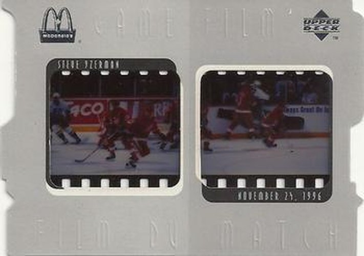 #F3 Steve Yzerman - Detroit Red Wings - 1997-98 Upper Deck Ice McDonald's - Game Film Hockey