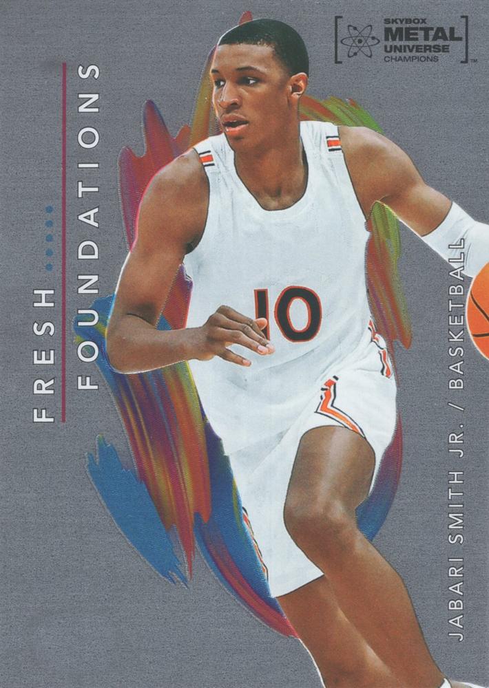 #FF1 Jabari Smith - 2022 SkyBox Metal Universe Champions - Fresh Foundations