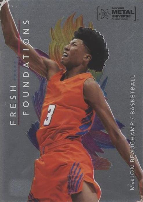 #FF15 Marjon Beauchamp - 2022 SkyBox Metal Universe Champions - Fresh Foundations