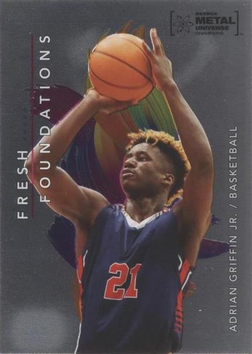 #FF20 Adrian Griffin Jr. - 2022 SkyBox Metal Universe Champions - Fresh Foundations