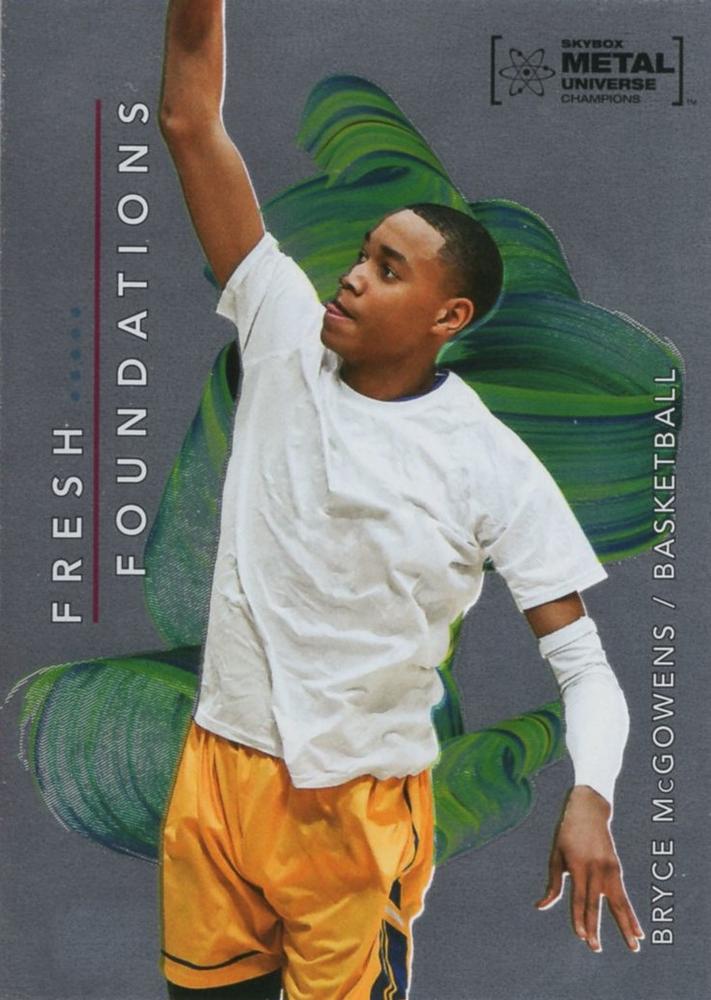 #FF32 Bryce McGowens - 2022 SkyBox Metal Universe Champions - Fresh Foundations