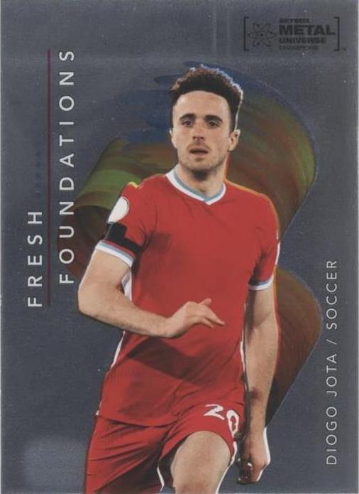 #FF38 Diogo Jota - 2022 SkyBox Metal Universe Champions - Fresh Foundations