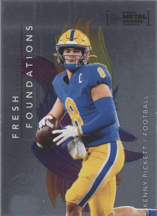 #FF40 Kenny Pickett - 2022 SkyBox Metal Universe Champions - Fresh Foundations