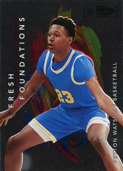 #FF46 Peyton Watson - 2022 SkyBox Metal Universe Champions - Fresh Foundations
