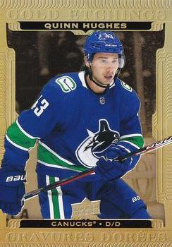 #G-12 Quinn Hughes - Vancouver Canucks - 2022-23 Upper Deck Tim Hortons - Gold Etchings Hockey