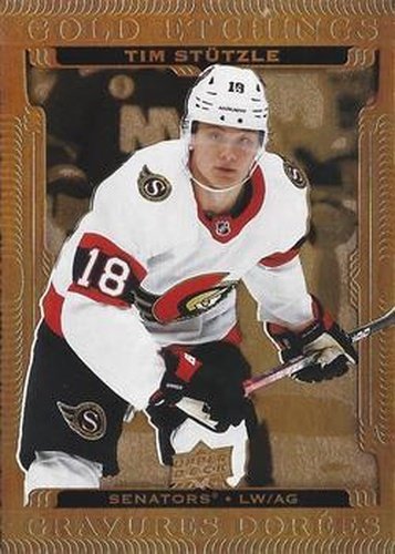 #G-14 Tim Stützle - Ottawa Senators - 2022-23 Upper Deck Tim Hortons - Gold Etchings Hockey