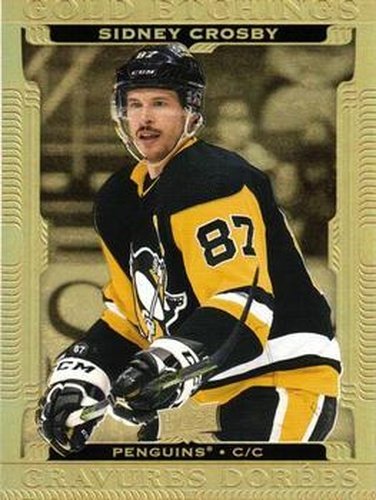 #G-2 Sidney Crosby - Pittsburgh Penguins - 2022-23 Upper Deck Tim Hortons - Gold Etchings Hockey