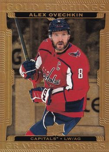 #G-3 Alex Ovechkin - Washington Capitals - 2022-23 Upper Deck Tim Hortons - Gold Etchings Hockey