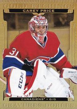 #G-5 Carey Price - Montreal Canadiens - 2022-23 Upper Deck Tim Hortons - Gold Etchings Hockey