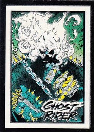 #G6 The Flames - 1992 Comic Images Ghost Rider II - Glow in the Dark