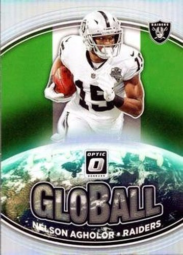 #GB-10 Nelson Agholor - Las Vegas Raiders - 2021 Donruss Optic - GloBall Football