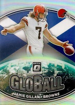 #GB-11 Jamie Gillan - Cleveland Browns - 2021 Donruss Optic - GloBall Football