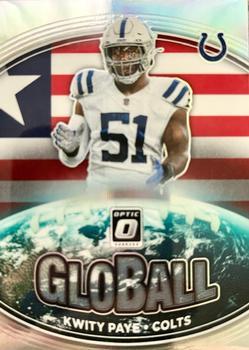 #GB-1 Kwity Paye - Indianapolis Colts - 2021 Donruss Optic - GloBall Football