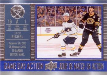 #GDA-2 Jack Eichel - Buffalo Sabres - 2016-17 Upper Deck Tim Hortons - Game Day Action Hockey