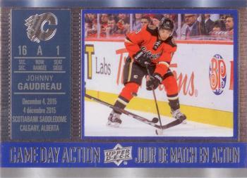 #GDA-3 Johnny Gaudreau - Calgary Flames - 2016-17 Upper Deck Tim Hortons - Game Day Action Hockey