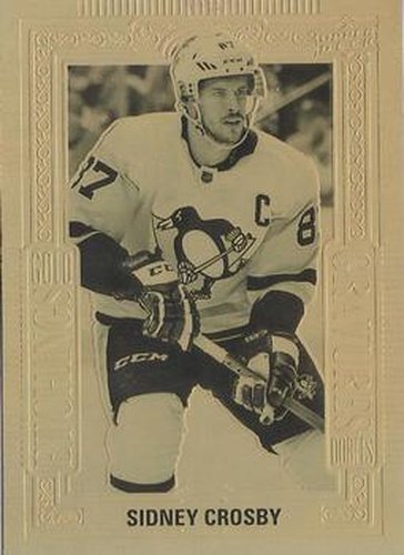 #GE-1 Sidney Crosby - Pittsburgh Penguins - 2018-19 Upper Deck Tim Hortons - Gold Etchings Hockey